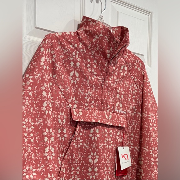 Kari Traa Women's Medium Ruth Anorak Cedar Pink NWT Jacket Pullover Zipper - Picture 2 of 7